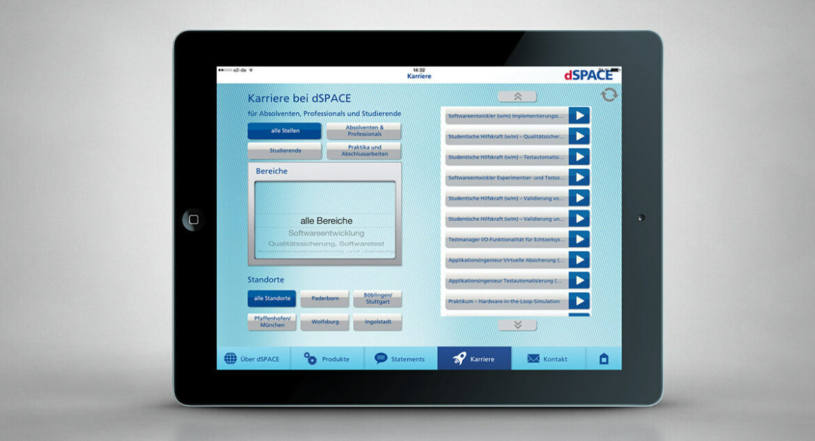 iPad-App – dSPACE