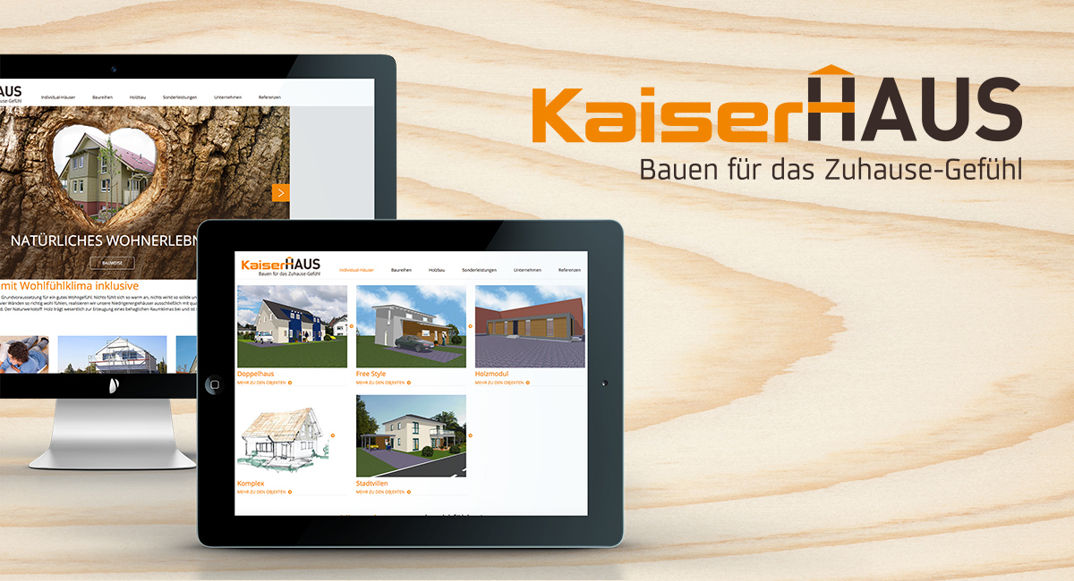 Webseiten Gestaltung & Umsetzung - Kaiser Haus