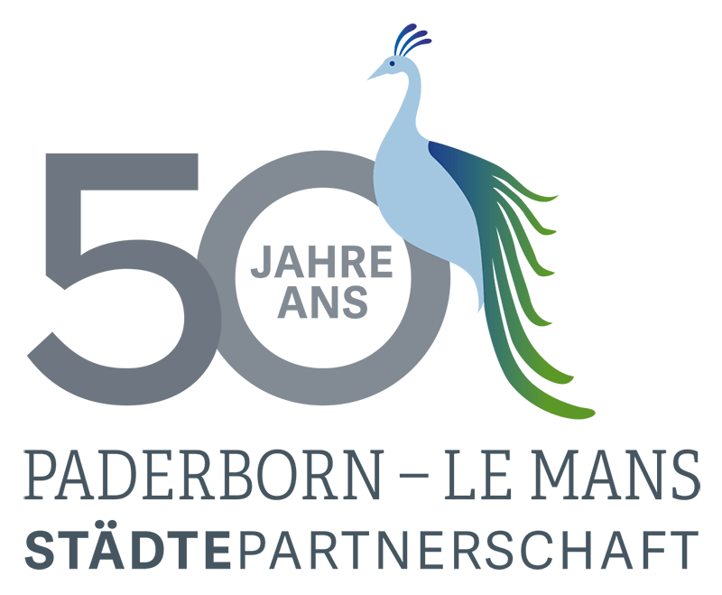 50 Jahre Le Mans und Paderborn – Logo